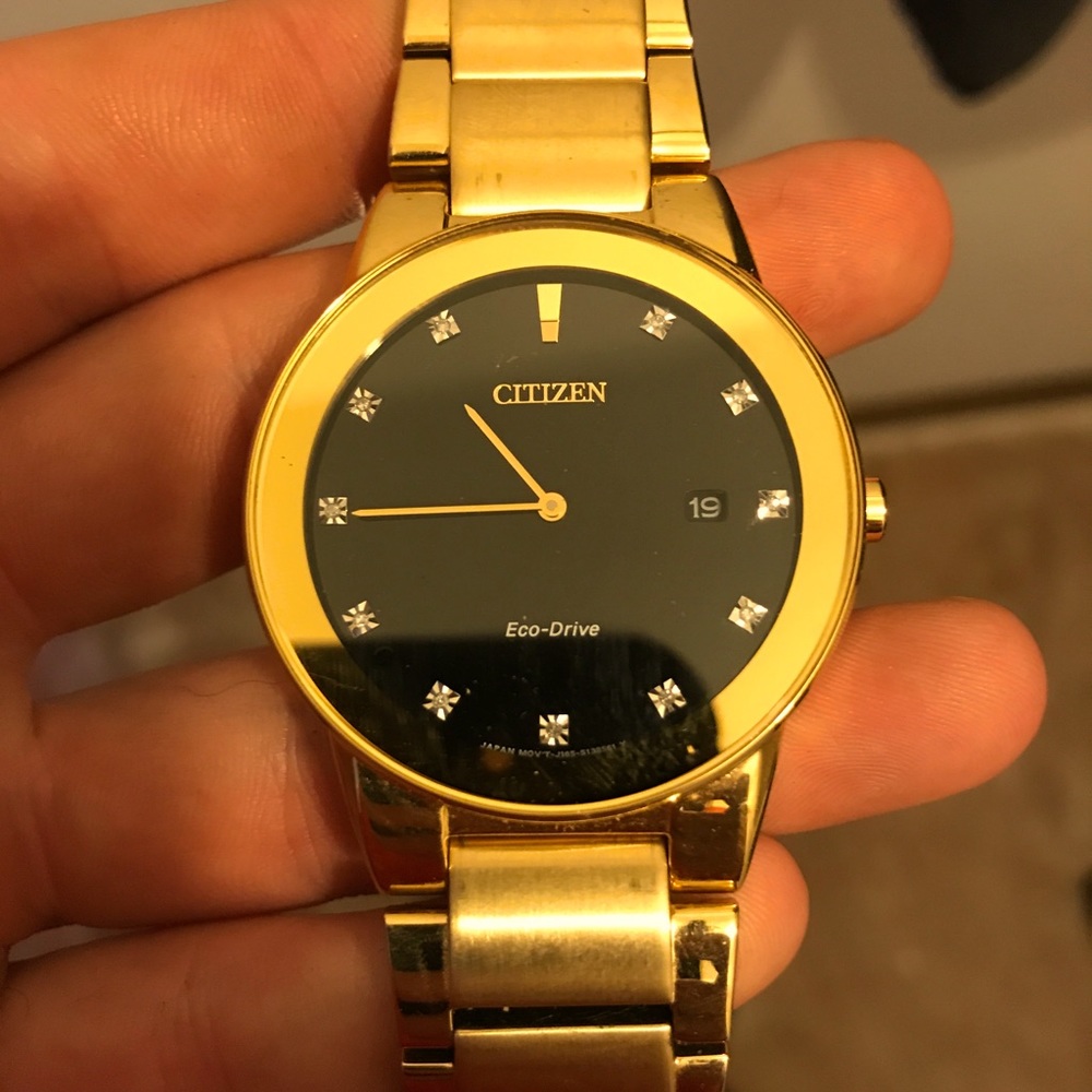 Gold Citizen w/ diamonds